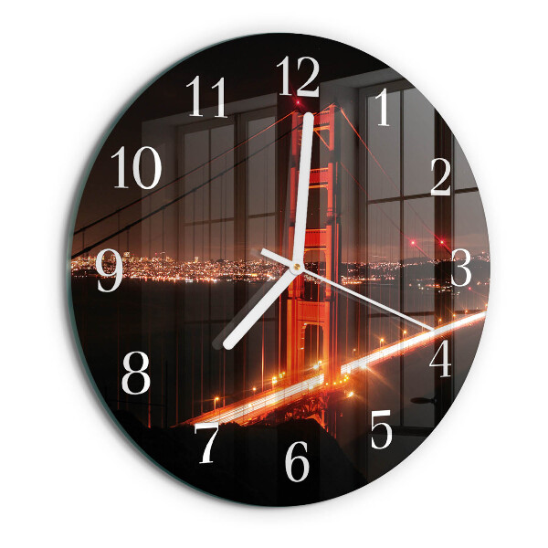 Reloj de pared redondo Puente