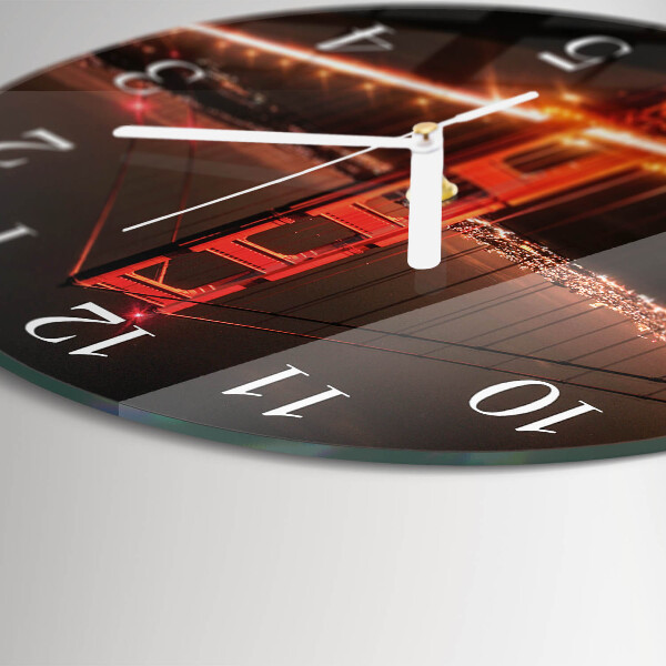 Reloj de pared redondo Puente