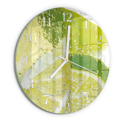 Reloj de pared redondo Agua de cal