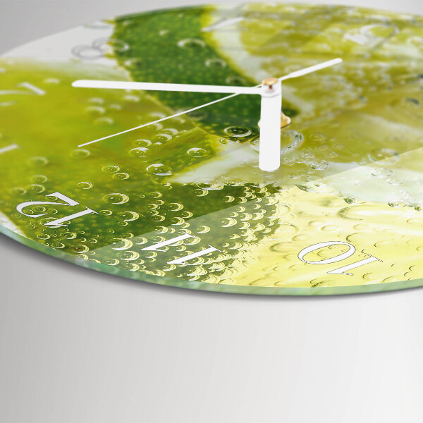 Reloj de pared redondo Agua de cal