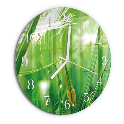 Reloj de pared redondo Césped