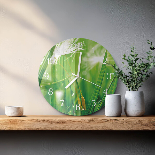Reloj de pared redondo Césped