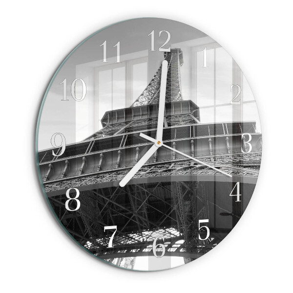 Reloj de pared redondo Torre Eiffel de París