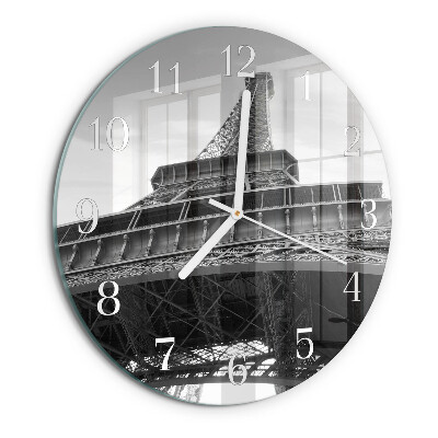 Reloj de pared redondo Torre Eiffel de París