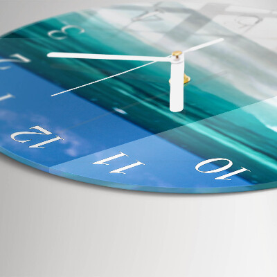 Reloj de pared redondo Playa Mar
