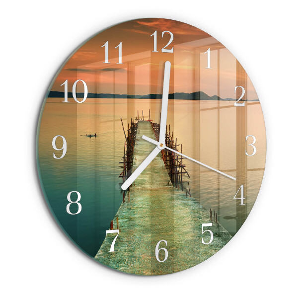 Reloj de pared redondo Red
