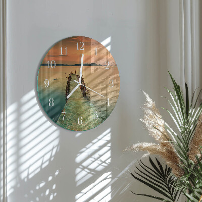 Reloj de pared redondo Red