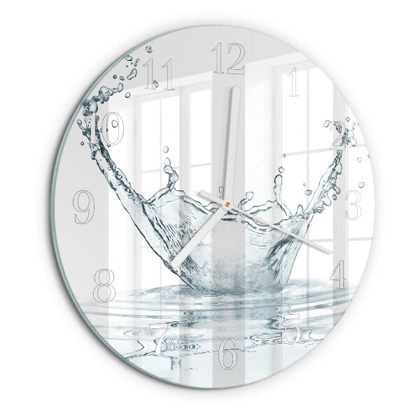 Reloj de pared redondo Agua
