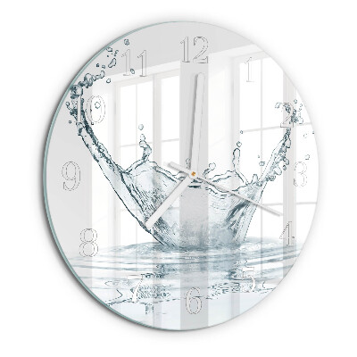 Reloj de pared redondo Agua