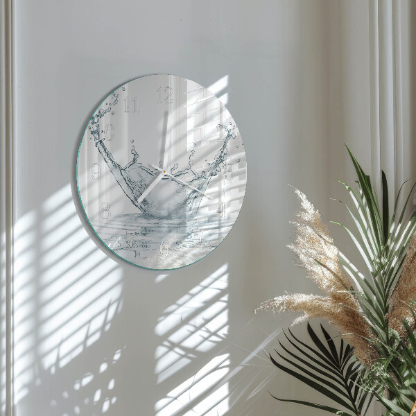 Reloj de pared redondo Agua