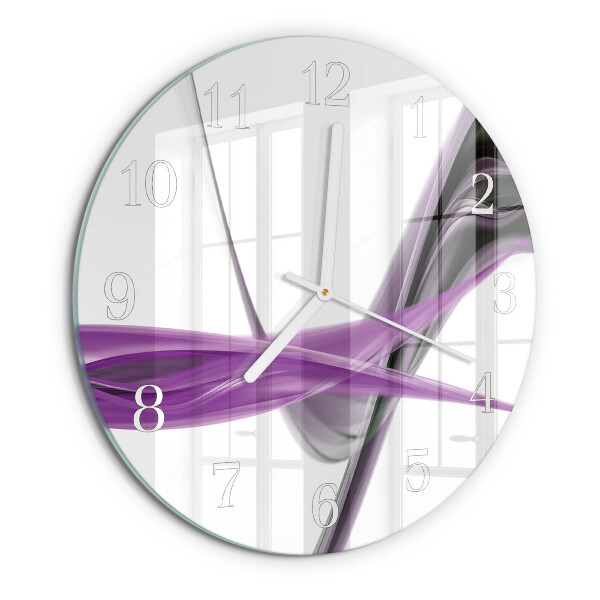 Reloj de pared redondo Humo abstracto