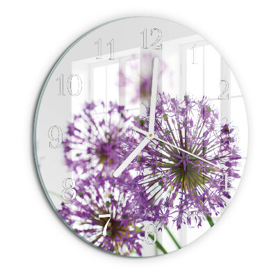 Reloj de pared redondo Flor