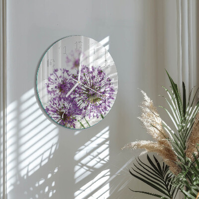 Reloj de pared redondo Flor