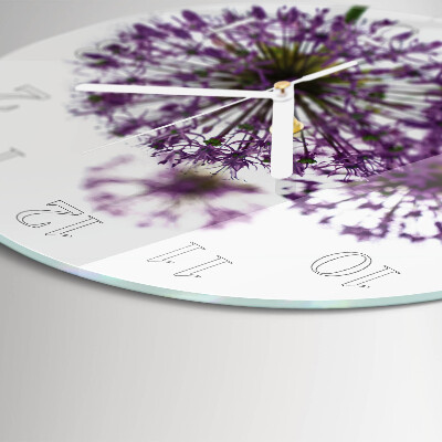 Reloj de pared redondo Flor