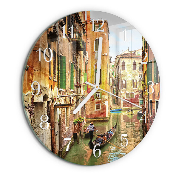 Reloj de pared redondo El barco veneciano