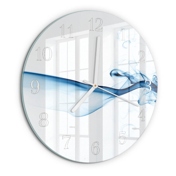 Reloj de pared redondo Humo abstracto