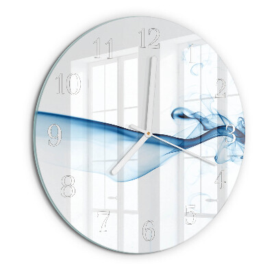 Reloj de pared redondo Humo abstracto