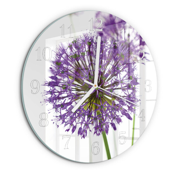 Reloj de pared redondo Flor