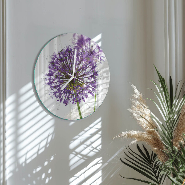 Reloj de pared redondo Flor
