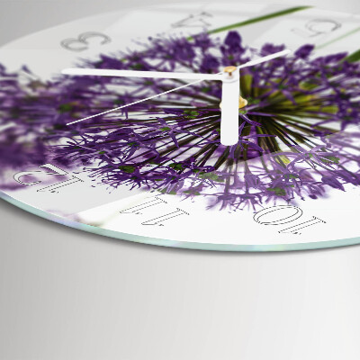Reloj de pared redondo Flor