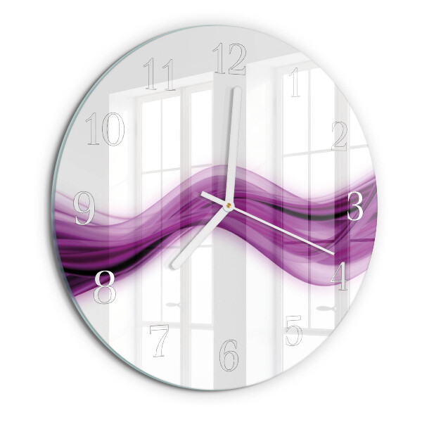 Reloj de pared redondo Líneas abstractas