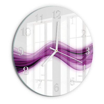 Reloj de pared redondo Líneas abstractas