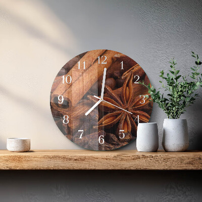 Reloj de pared redondo Vainilla