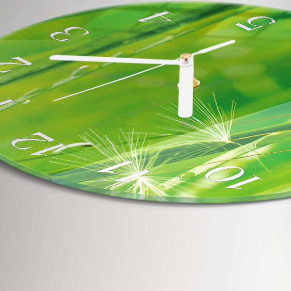 Reloj de pared redondo Césped