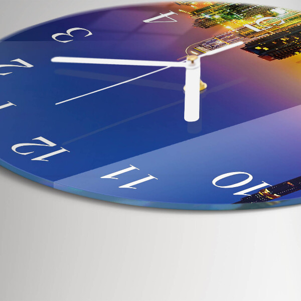 Reloj de pared redondo Horizonte Dubái