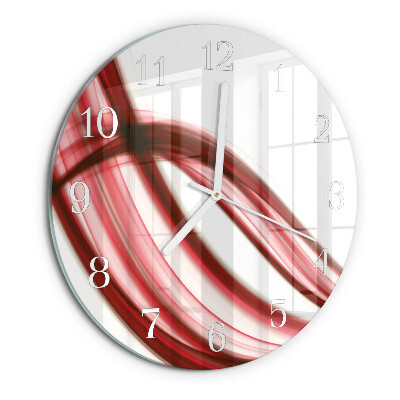 Reloj de pared redondo Líneas abstractas