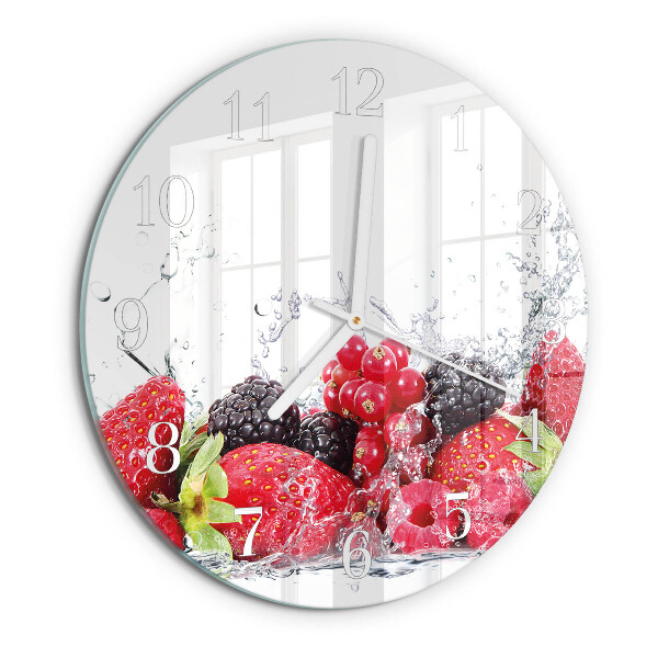 Reloj de pared redondo Fruta