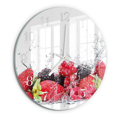 Reloj de pared redondo Fruta