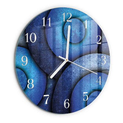 Reloj de pared redondo El arte de los círculos