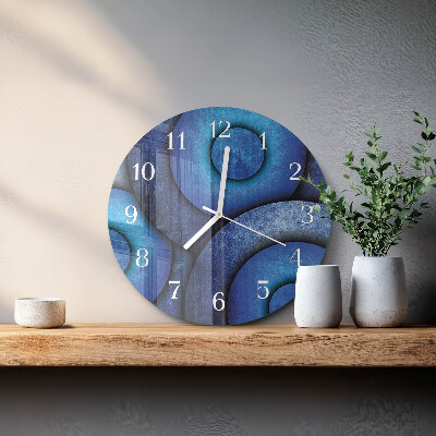 Reloj de pared redondo El arte de los círculos