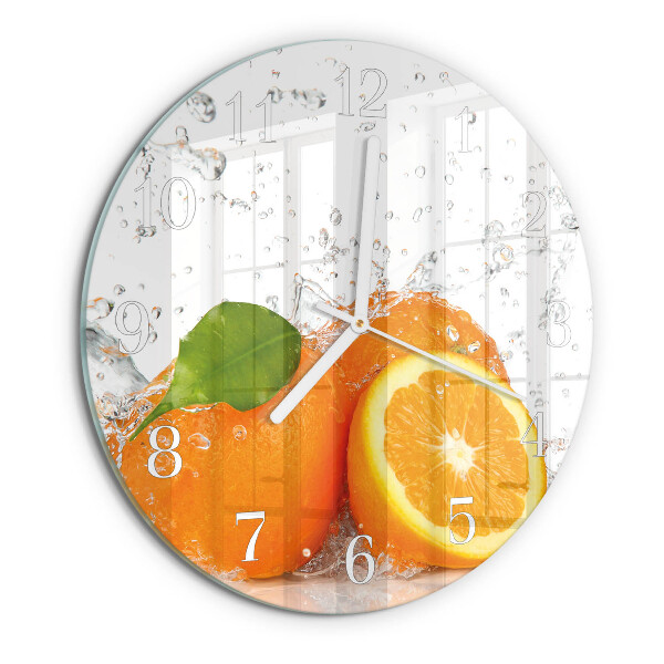Reloj de pared redondo Naranjas