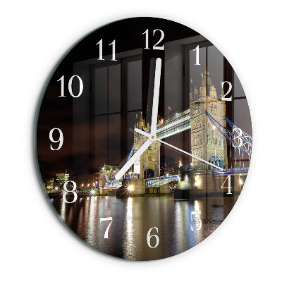 Reloj de pared redondo Puente de Londres