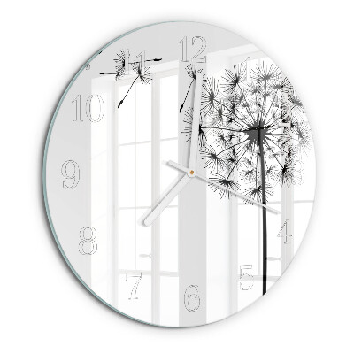 Reloj de pared redondo Diente de león