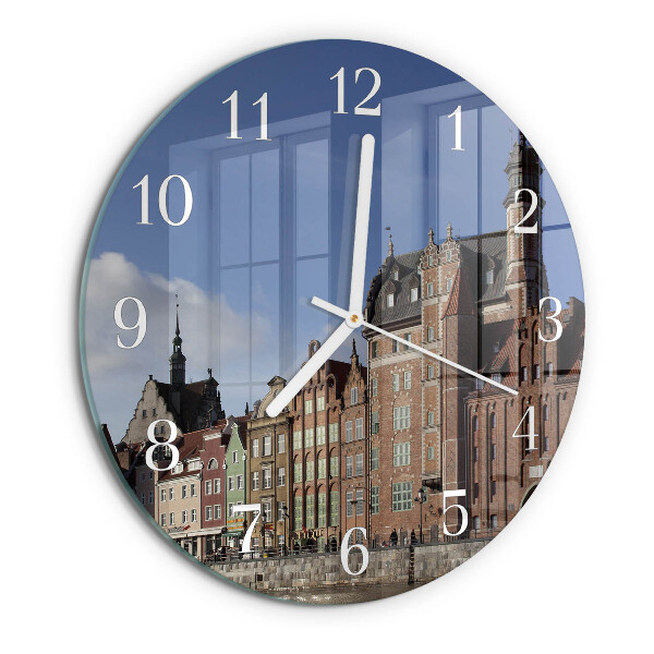 Reloj de pared redondo Gdansk