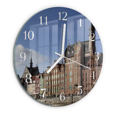 Reloj de pared redondo Gdansk