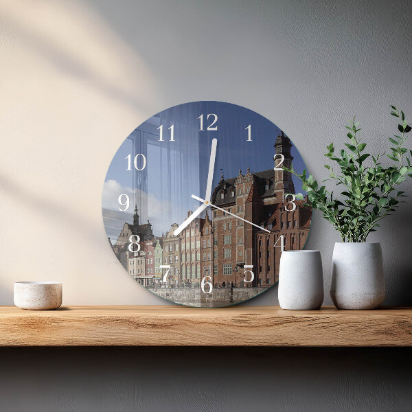 Reloj de pared redondo Gdansk