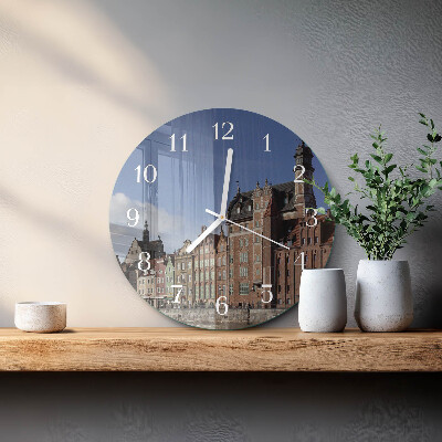Reloj de pared redondo Gdansk
