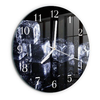 Reloj de pared redondo Cubitos de hielo