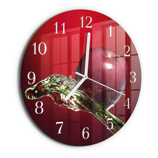 Reloj de pared redondo Manzana