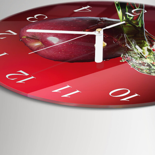 Reloj de pared redondo Manzana