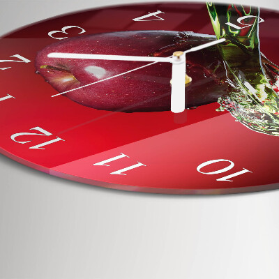 Reloj de pared redondo Manzana