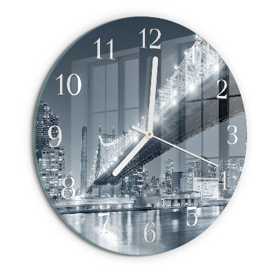 Reloj de pared redondo Puente