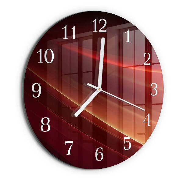 Reloj de pared redondo Abstracción