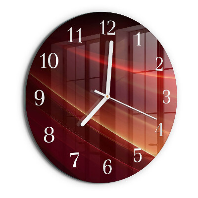 Reloj de pared redondo Abstracción