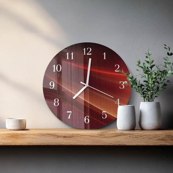 Reloj de pared redondo Abstracción