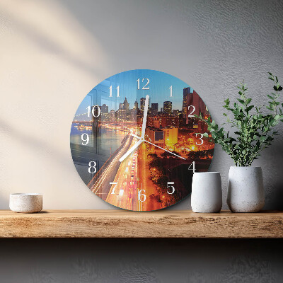 Reloj de pared redondo Horizonte